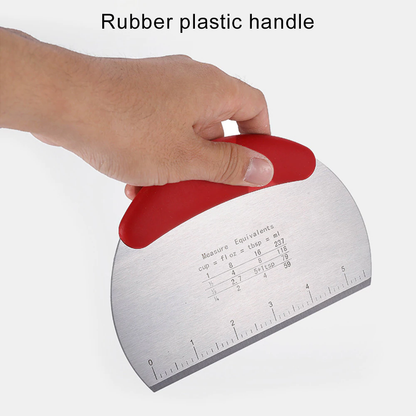 Funki Findz | Cooking Scrapers | Stainless Steel Dough Cutters