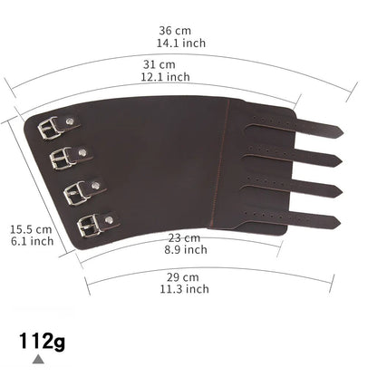 Funki Findz | Bracelets | Unisex Leather Gauntlet Bracelets