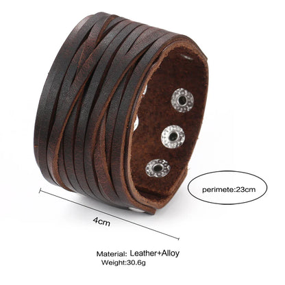 Funki Findz | Bracelets | Men's Mulit Layer Cosplay Wrist Band