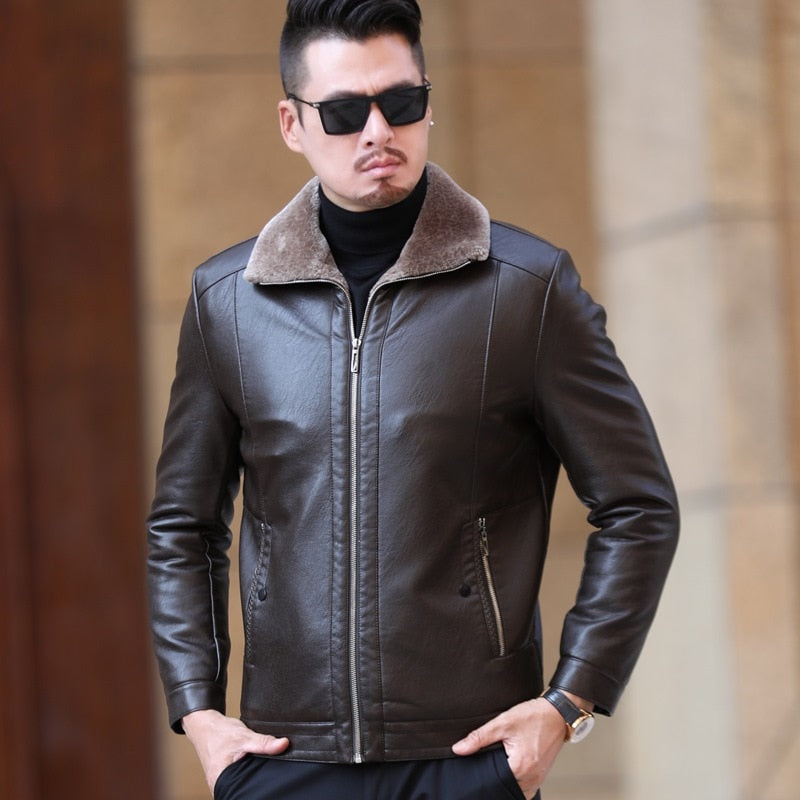 Funki Findz | Jackets | Men's Leather Luxury Sheepskin Jacket