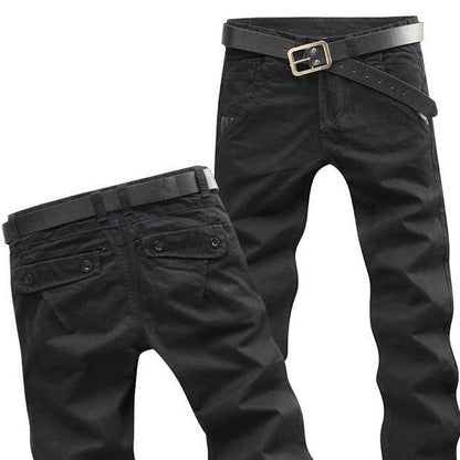 Funki Findz | Pants | Men's Slim Fit Cargo Pant Mid-Waist Jeans
