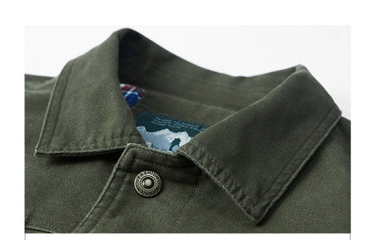 Funki Findz | Jackets | Men's Military Warm Zip Up Cotton Jacket