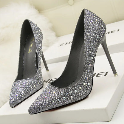 Funki Findz | Shoes | Women's Rhinestone Sparkly Prom Shoes