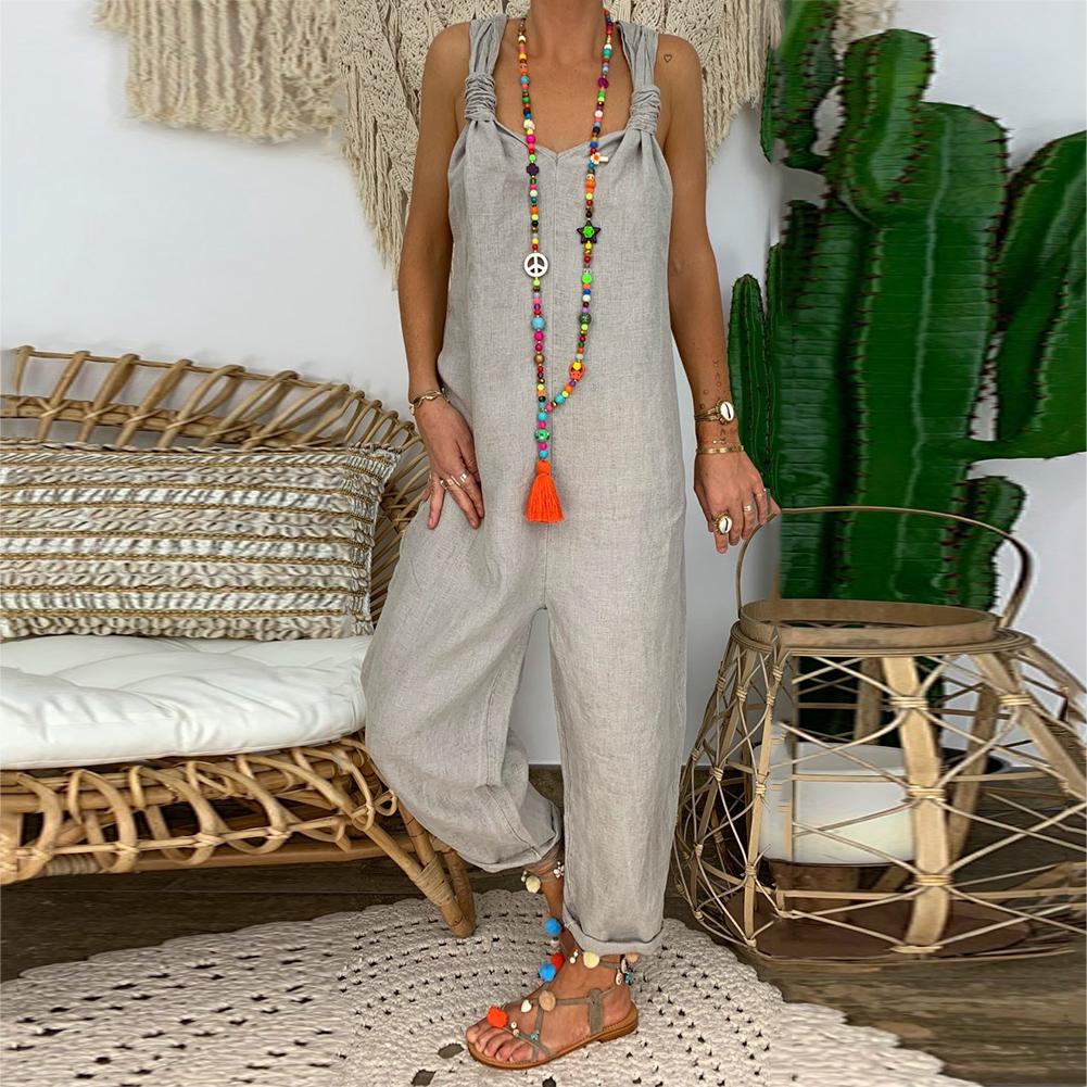 Funki Findz | Pants | Women's Knotted Strap Bib Style Overalls