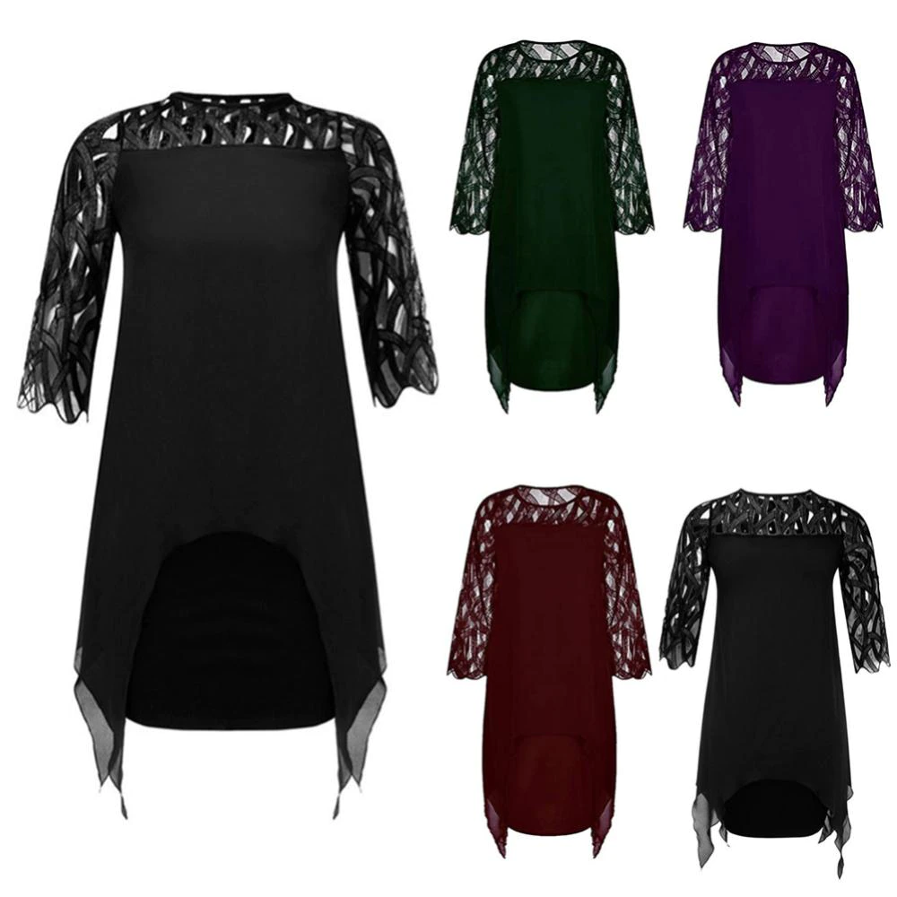 Funki Findz | Dresses | Women's Plus Size Lace Mesh Midi Dress