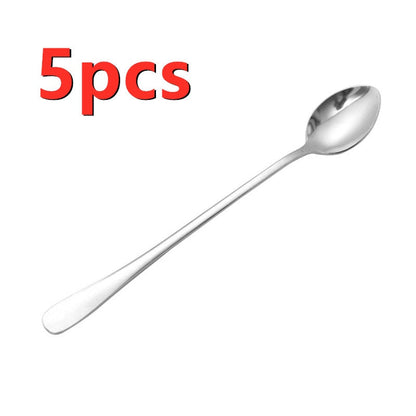 Funki Findz | Spoons | Stainless Steel Long Coffee Spoons 6Pcs