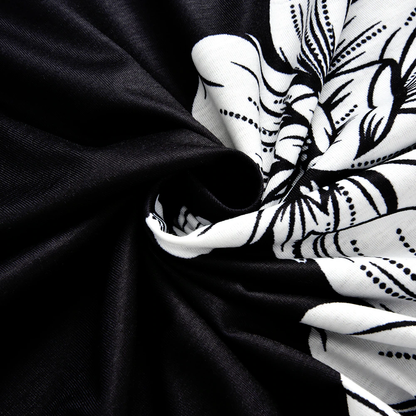 Funki Findz | Shirts | Women's Plus Splice Flower Print Blouse