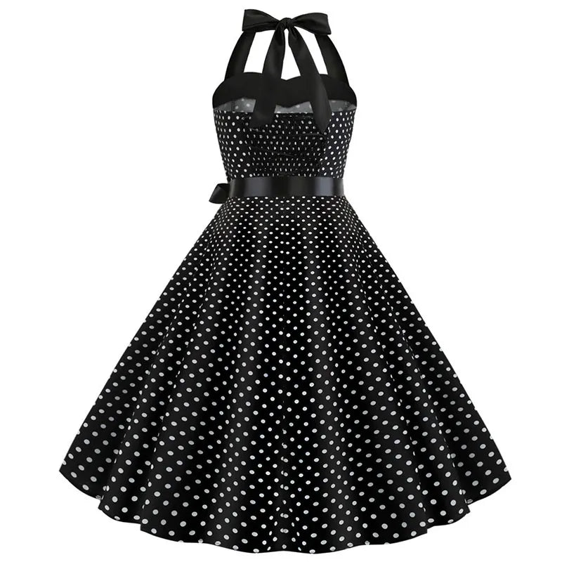 Funki Findz | Dresses | Women's Rockabilly Swing Halter Dress
