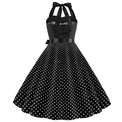 Funki Findz | Dresses | Women's Rockabilly Swing Halter Dress
