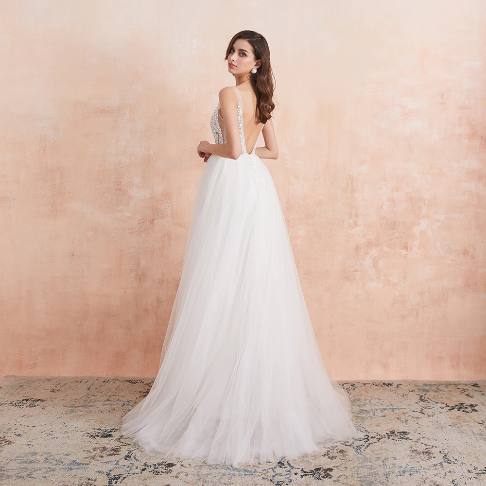 Funki Findz | Dresses | Women's Long Chiffon Tulle Prom Dress