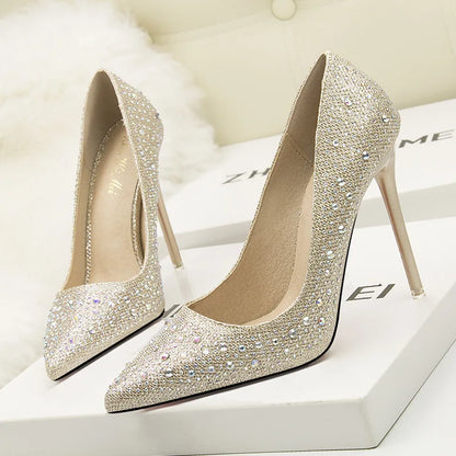 Funki Findz | Shoes | Women's Rhinestone Sparkly Prom Shoes