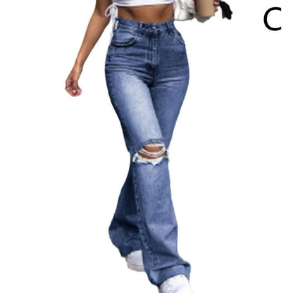 Funki Findz | Pants | Women's Vintage Ripped Bell Bottom Jeans