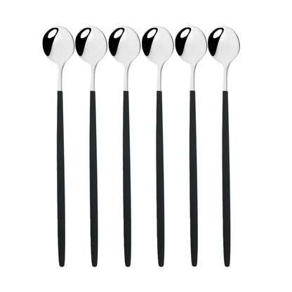 Funki Findz | Spoons | Stainless Steel Long Handled Spoons 6Pc