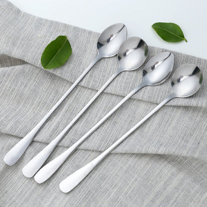 Funki Findz | Spoons | Stainless Steel Long Coffee Spoons 6Pcs