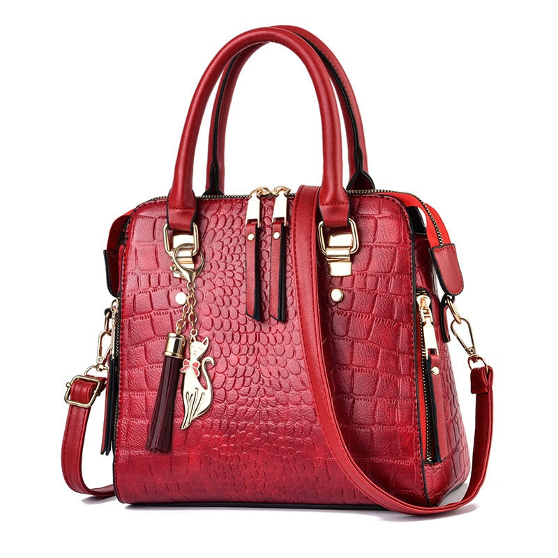 Funki Findz | Bags | Handbags | Women's Crocodile Pattern Tote