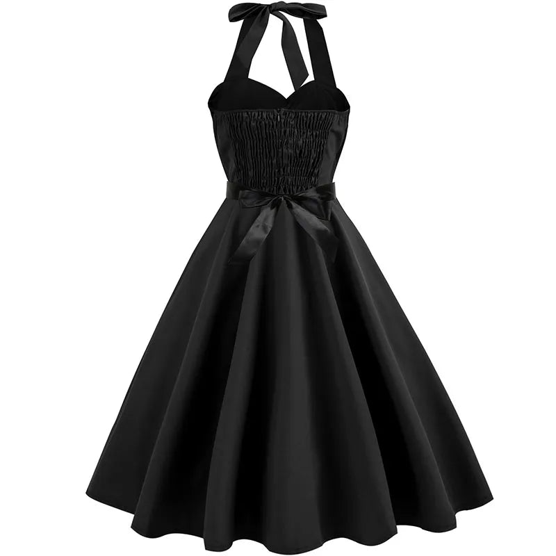Funki Findz | Dresses | Women's Rockabilly Swing Halter Dress