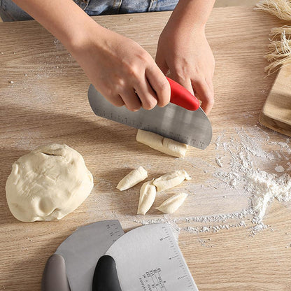 Funki Findz | Cooking Scrapers | Stainless Steel Dough Cutters