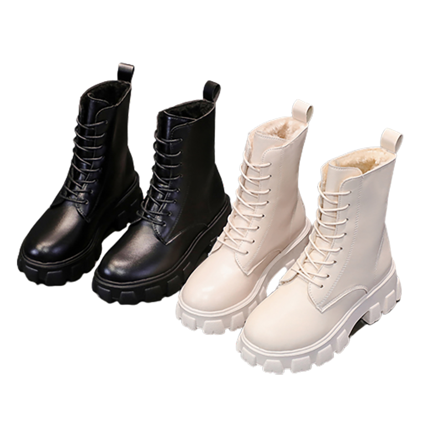 Funki Findz | Boots | Women's Lace-up Chunky Combat Boots
