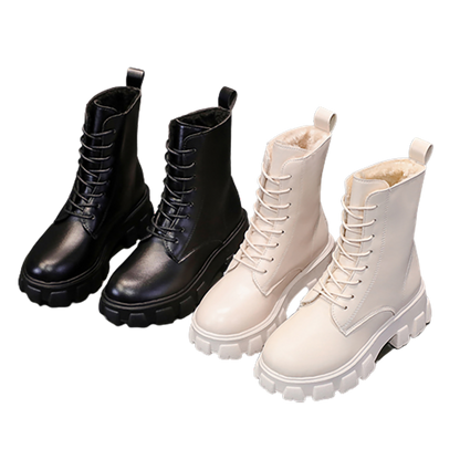 Funki Findz | Boots | Women's Lace-up Chunky Combat Boots