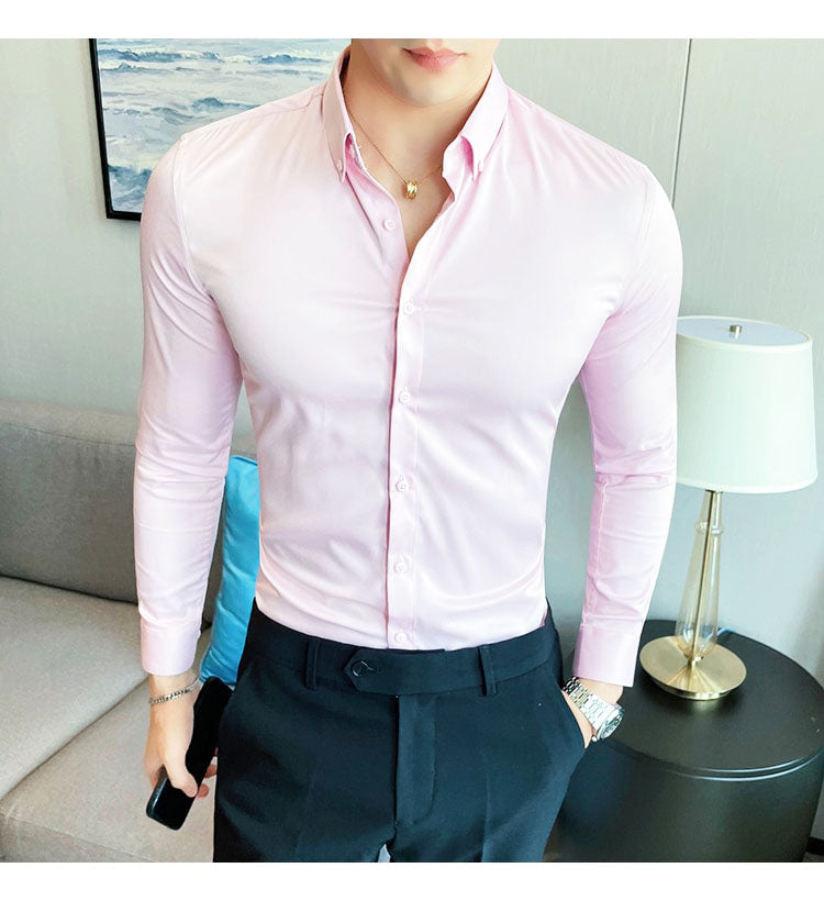 Funki Findz | Shirts | Men's Slim Fit British Style Dress Shirt 7XL