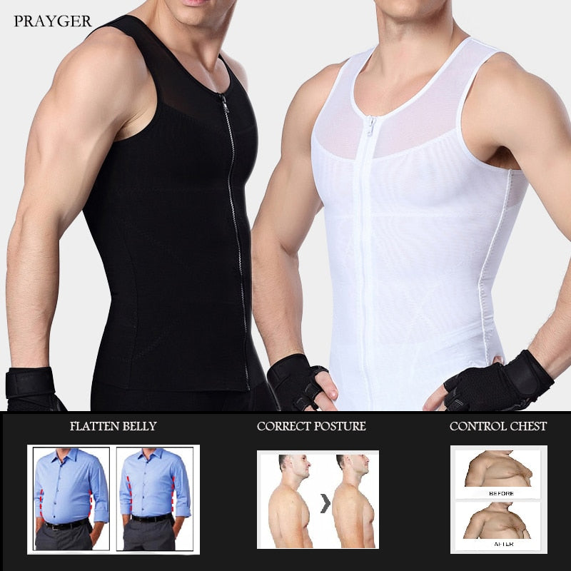 Funki Findz | Shapewear | Men's Slimming Compression Undershirt