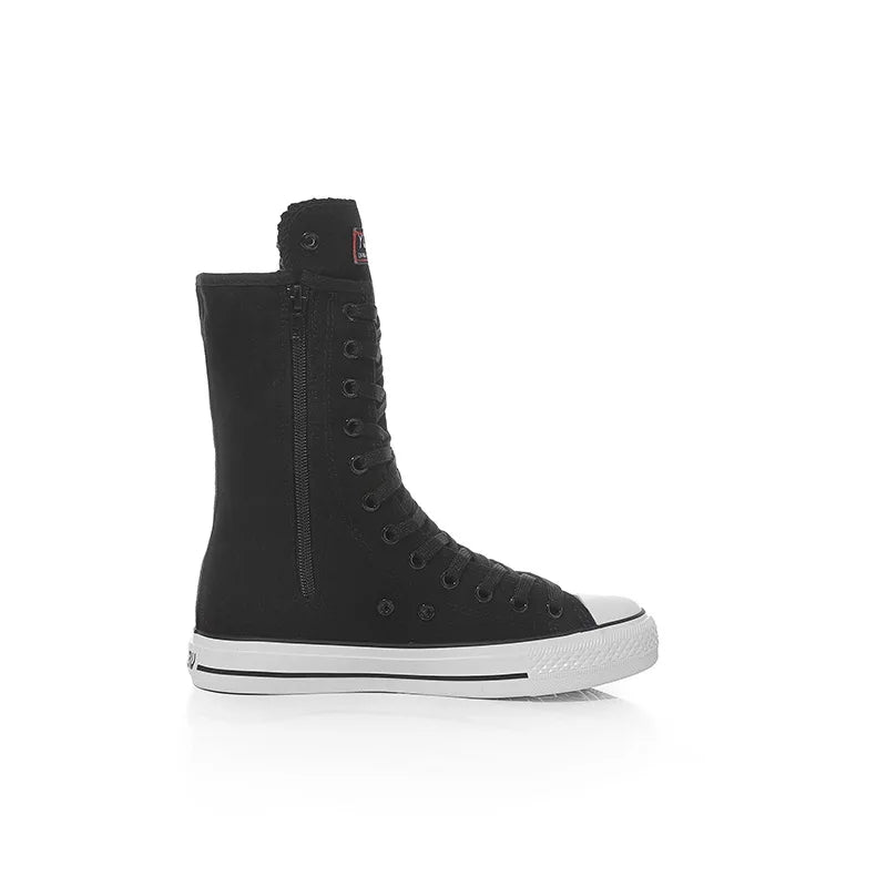 Funki Findz | Boots | Women's Men's Canvas Mid-Calf Sneakers
