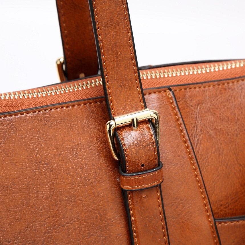Funki Findz | Bags | Handbags | Women's Leather Tote Work Bag