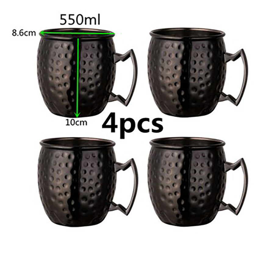Funki Findz | Mugs | Moscow Mule 550ml Copper Mug Set Of 4