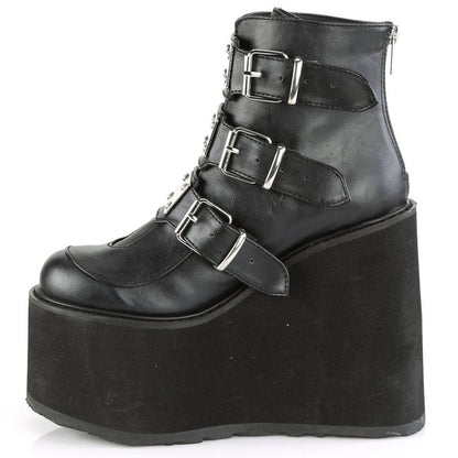 Funki Findz | Boots | Women's Gothic Platform Ankle Wedge Boot