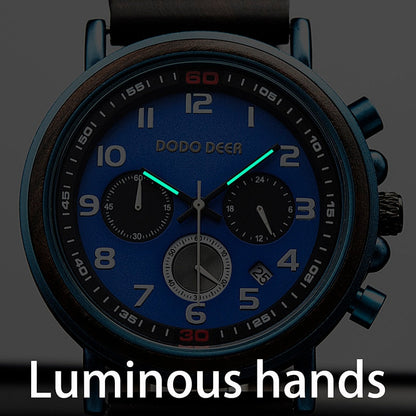 Funki Findz | Watches | Men's Wooden Quartz Wrist Stop Watch