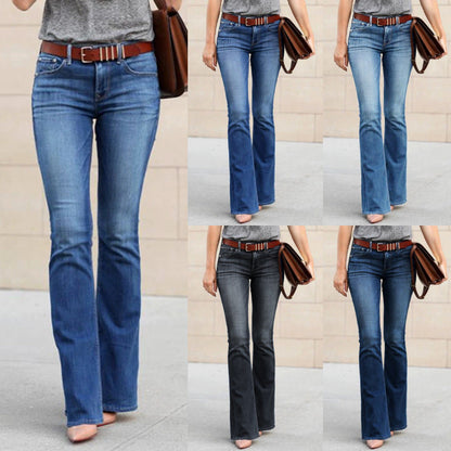 Funki Findz | Pants | Women's Boyfriend Jeans | Mid Waist