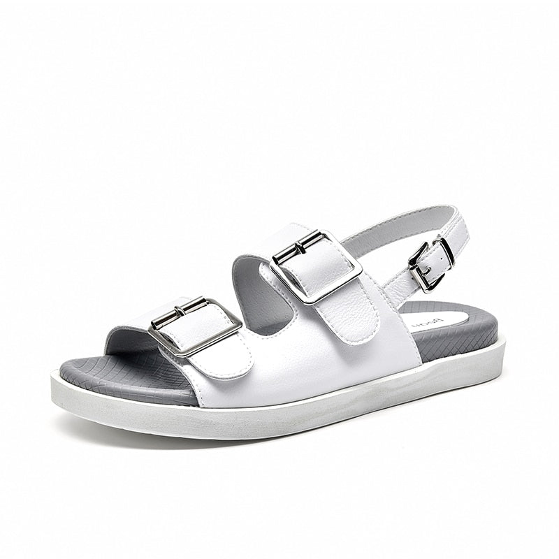 Funki Findz | Shoes | Women's Summer Leather Slide Sandals