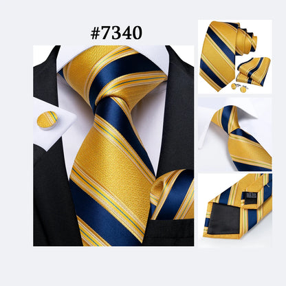 Funki Findz | Neckties | Men's 3Pcs Paisley Wedding Tie Sets