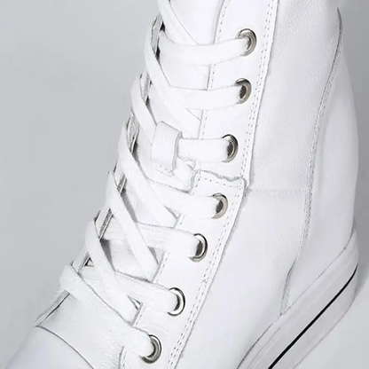 Funki Findz | Boots | Women's Canvas High Rise Ankle Sneaker