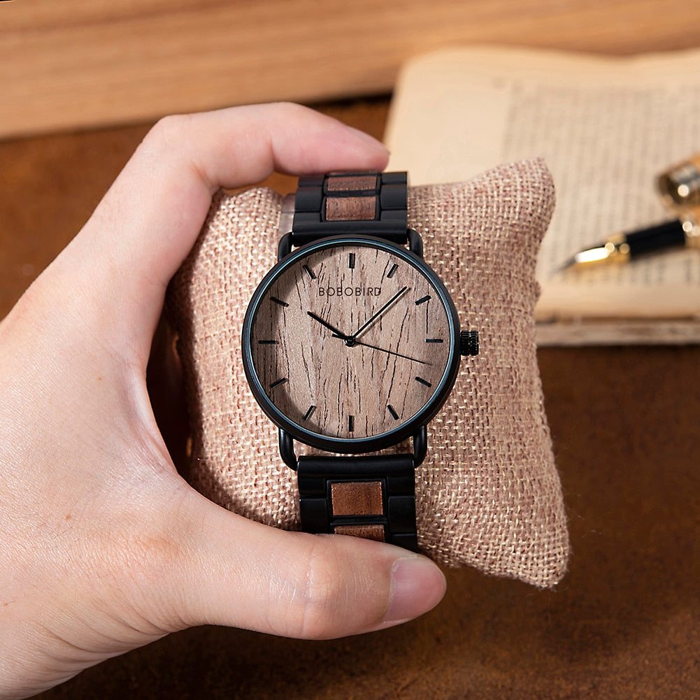 Funki Findz | Watches | Men's Wood Quartz Wristwatch | Gift