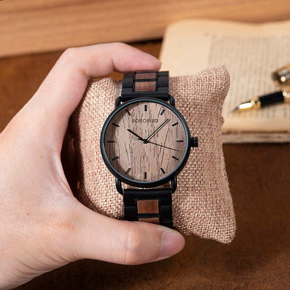 Funki Findz | Watches | Men's Wood Quartz Wristwatch | Gift