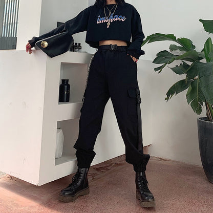 Funki Findz | Pants | Women's Big Pockets Loose Cargo Pant