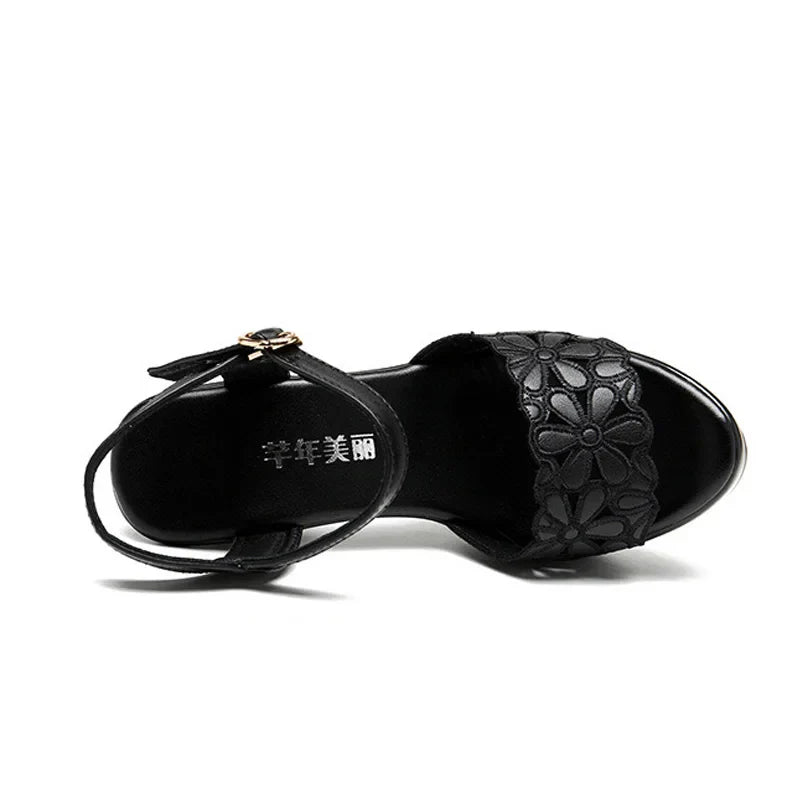 Funki Findz | Shoes | Women's Block Heel Platform Sandals