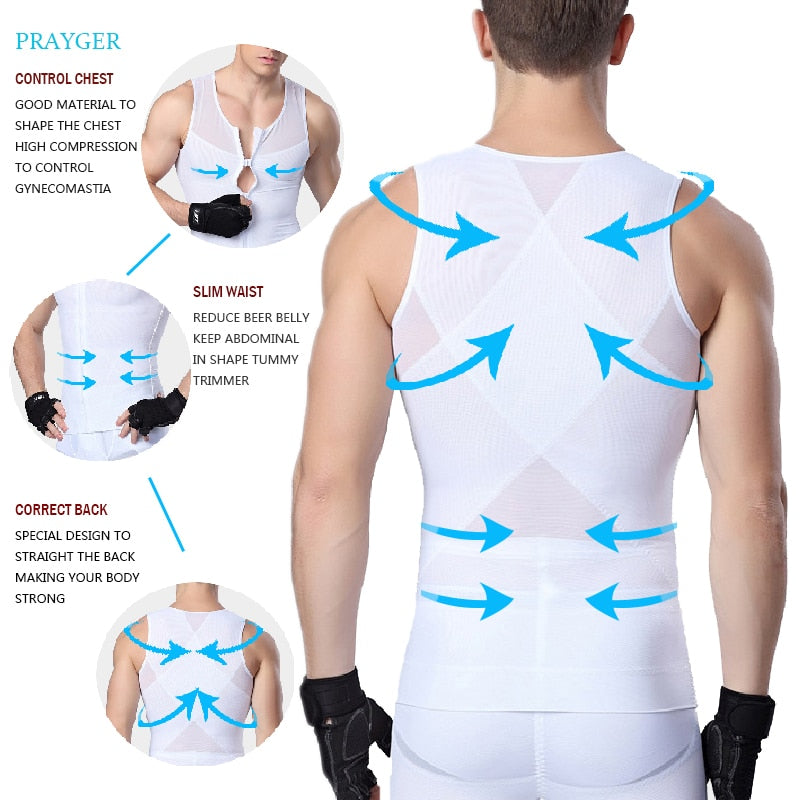 Funki Findz | Shapewear | Men's Slimming Compression Undershirt