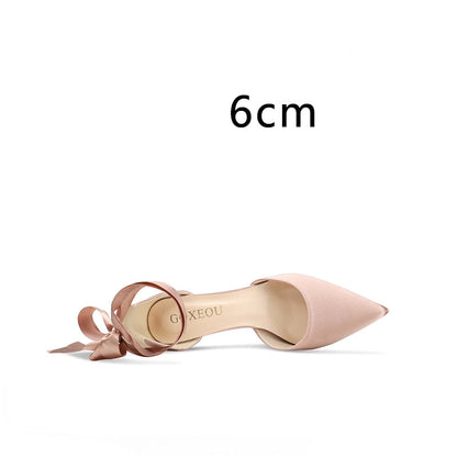 Funki Findz | Shoes | Women's Luxury Satin Bow Tie Stilettos