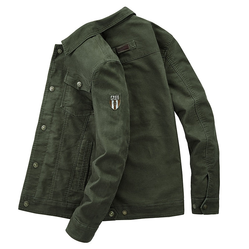 Funki Findz | Jackets | Men's Military Warm Zip Up Cotton Jacket