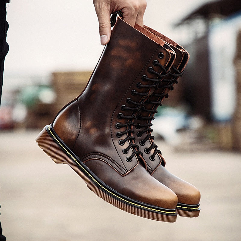 Funki Findz | Boots | Men's Gothic Punk High-Top Combat Boots