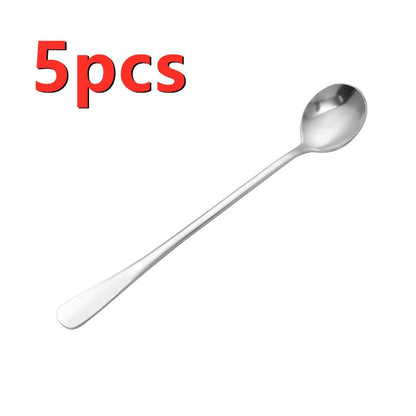 Funki Findz | Spoons | Stainless Steel Long Coffee Spoons 6Pcs