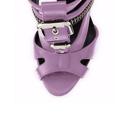 Funki Findz | Shoes | Women's Strappy Zipper Stiletto Sandals
