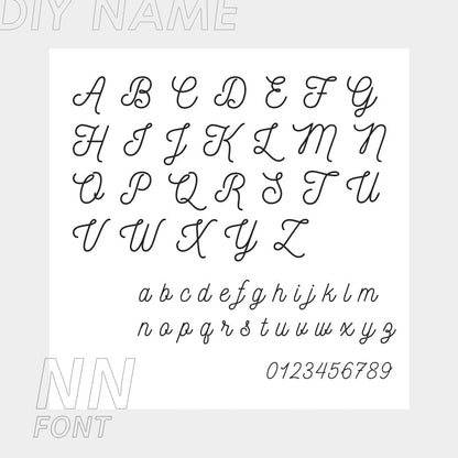 Funki Findz | Earrings | Custom Name Initial Vertical Drop Earring
