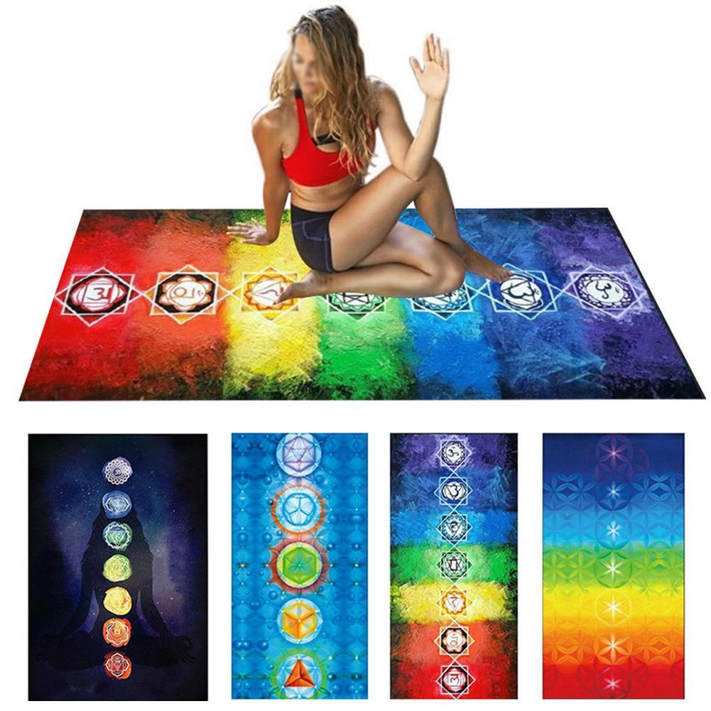Funki Findz | Wall Hangings | Rainbow Chakra Yoga Mat