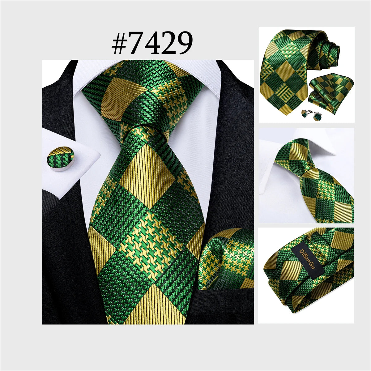 Funki Findz | Neckties | Men's 3Pcs Paisley Wedding Tie Sets