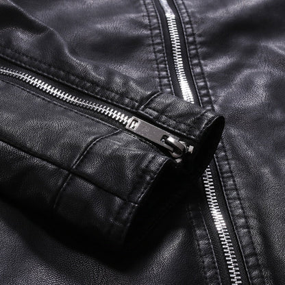 Funki Findz | Jackets | Men's Faux Leather Slim Fit Jacket