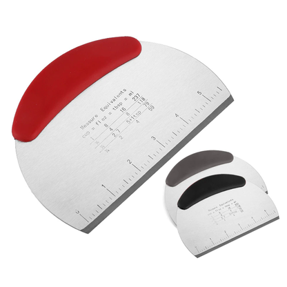 Funki Findz | Cooking Scrapers | Stainless Steel Dough Cutters