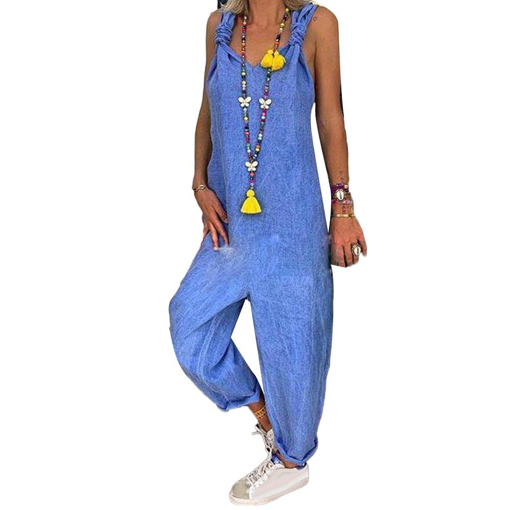 Funki Findz | Pants | Women's Knotted Strap Bib Style Overalls